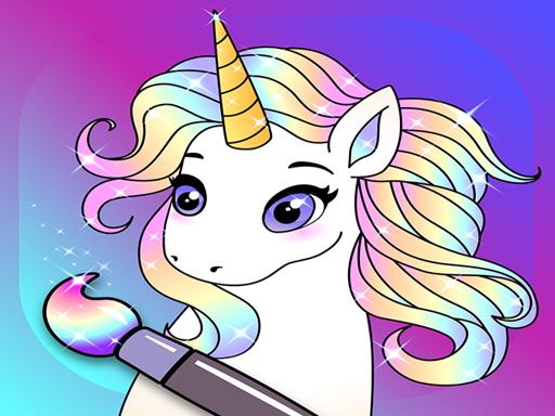 Animated Glitter Coloring Book – My Little Unicorn