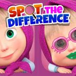 find differences – Masha and bear
