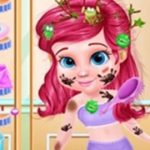 Messy Little Mermaid Makeover – Makeup & Dressup